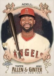2021 Topps Allen & Ginter Chrome Base Set Jo Adell #142 card