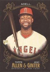 2021 Topps Allen & Ginter X Base Set Jo Adell #142 card