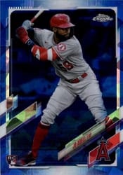 2021 Topps Chrome Sapphire Edition Base Set Jo Adell #43 card
