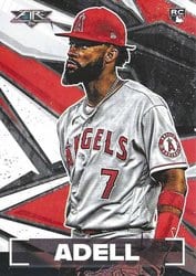 2021 Topps Fire Base Set Jo Adell #30 card