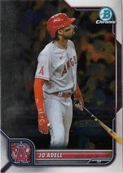 2022 Bowman Chrome Base Set Jo Adell #29 card