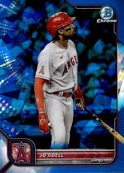 2022 Bowman Chrome Sapphire Edition Base Set Jo Adell #29 card