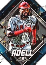 2022 Topps Fire Base Set Jo Adell #53 card