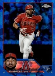 2023 Topps Chrome Sapphire Edition Base Set Jo Adell #566 card