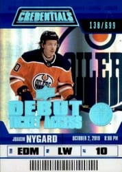 2019-20 Upper Deck Credentials Base Set Joakim Nygard #106 card