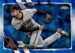 2021 Topps Chrome Update Sapphire Edition Base Set Joakim Soria #US135 card