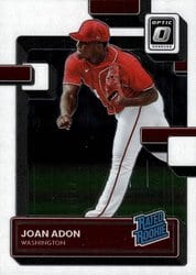 2022 Donruss Optic Base Set Joan Adon #87 card