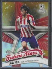 2019 Topps Chrome UEFA Champions League Future Stars Joao Felix #FS-JF card
