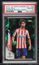 2019 Topps Chrome UEFA Champions League Sapphire Joao Felix #25 card