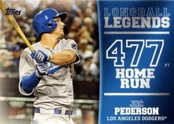 2018 Topps Longball Legends Joc Pederson #LL-30 card