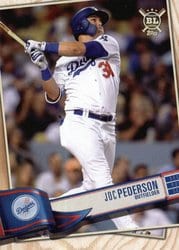 2019 Topps Big League Base Set Joc Pederson #141 card