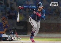 2021 Stadium Club Chrome Base Set Joc Pederson #183 card