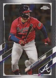 2021 Topps Chrome Update Base Set Joc Pederson #USC94 card