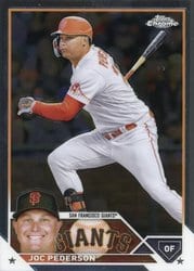 2023 Topps Chrome Base Set Joc Pederson #31 card