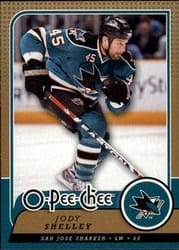 2008-09 O-Pee-Chee Base Set Jody Shelley #674 card
