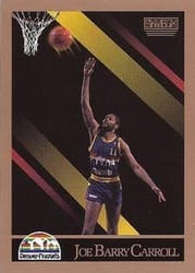 1990-91 SkyBox Base Set Joe Barry Carroll #72 card