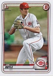2020 Bowman Draft Base Set Joe Boyle #BD-165 card