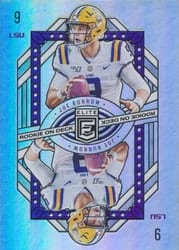 2020 Donruss Elite Rookie on Deck Joe Burrow #6 card