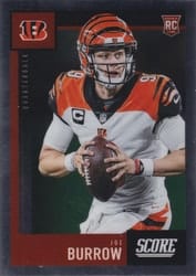 2020 Panini Chronicles 2020 Score Update Rookies Joe Burrow #441 card