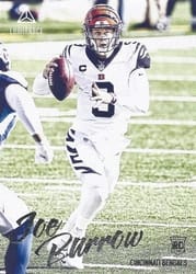 2020 Panini Chronicles Luminance Update Rookies Joe Burrow #201 card