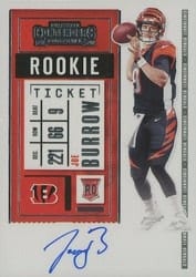 2020 Panini Contenders Base Set Joe Burrow #101 card
