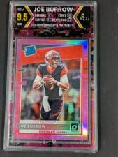 2020 Panini Donruss Optic Joe Burrow Pink #151 card