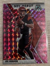 2020 Panini Mosaic Joe Burrow Pink #261 card