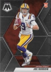 2020 Panini Mosaic Base Set Joe Burrow #201 card