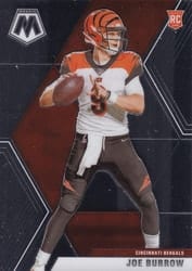 2020 Panini Mosaic Base Set Joe Burrow #201 card