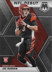 2020 Panini Mosaic Base Set Joe Burrow #261 card