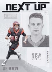 2020 Panini Playbook Next Up Joe Burrow #NU-1 card