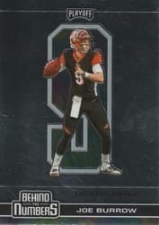 2020 Panini Playoff Behind the Numbers Joe Burrow #BTN-24 card