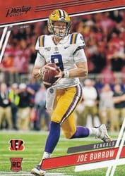 2020 Panini Prestige Base Set Joe Burrow #258 card