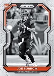 2020 Panini Prizm Base Set Joe Burrow #307 card