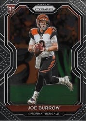 2020 Panini Prizm Base Set Joe Burrow #307 card