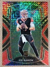 2020 Panini Select Joe Burrow Red Prizm #246 card