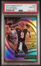 2020 Panini Select Joe Burrow #346 card