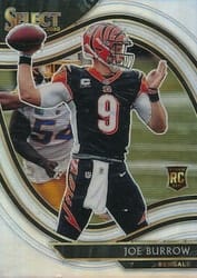 2020 Panini Select Base Set Joe Burrow #346 card