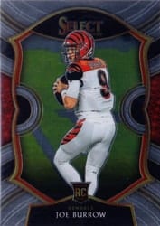 2020 Panini Select Base Set Joe Burrow #46 card