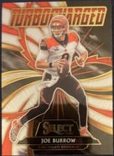 2020 Panini Select Turbocharged Joe Burrow #T20 card