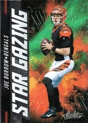 2021 Panini Absolute Star Gazing Joe Burrow #19 card