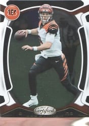 2021 Panini Certified Base Set Joe Burrow #17 card