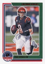 2021 Panini Chronicles Stars & Stripes Joe Burrow #STS-JBU card