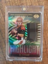 2021 Panini Illusions Highlight Swatches Joe Burrow #HS-JB card