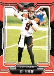 2021 Panini Playbook Base Set Joe Burrow #13 card
