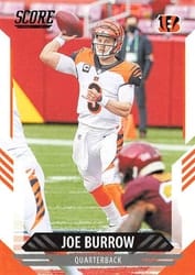 2021 Score Base Set Joe Burrow #96 card