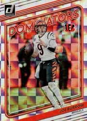 2022 Donruss Dominators Joe Burrow #D5 card