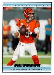 2022 Donruss Retro 1992 Joe Burrow #4 card