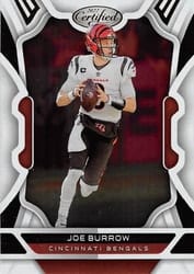 2022 Panini Certified Base Set Joe Burrow #18 card