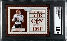 2022 Panini Certified Certified Air Joe Burrow #CA-3 card